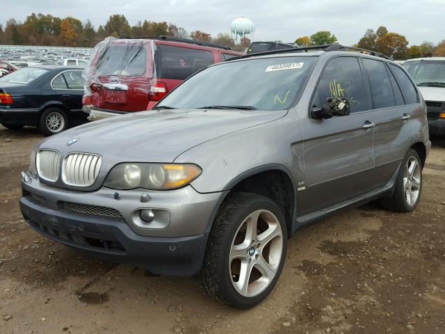 5UXFB53586LV21207 - 2006 BMW X5 4.4I GRAY photo 2