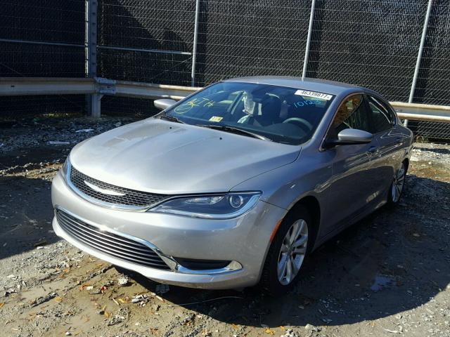 1C3CCCAB6FN632474 - 2015 CHRYSLER 200 LIMITE SILVER photo 2