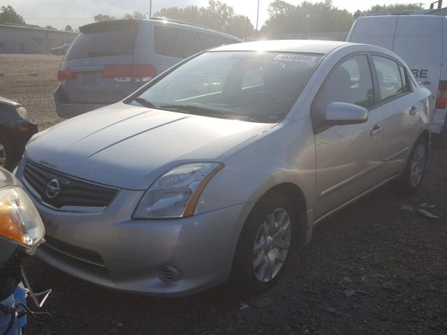 3N1AB6APXCL658139 - 2012 NISSAN SENTRA 2.0 SILVER photo 2