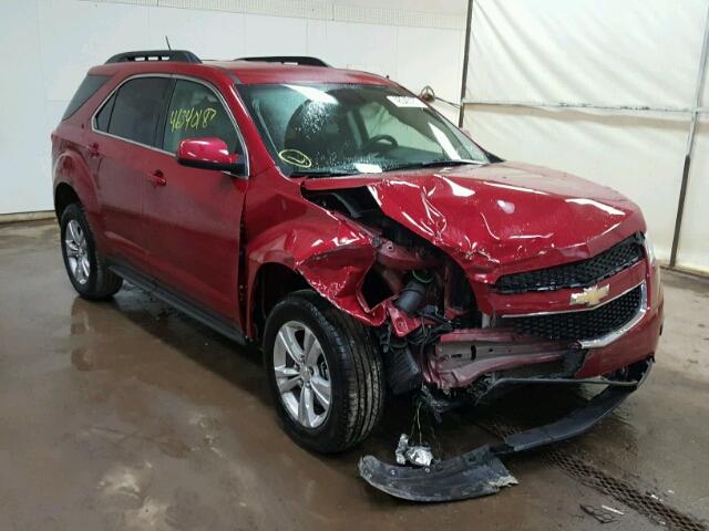 1GNALBEKXFZ143504 - 2015 CHEVROLET EQUINOX LT RED photo 1