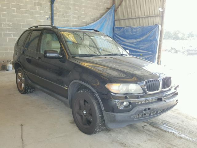 5UXFB53554LV07570 - 2004 BMW X5 4.4I BLACK photo 1