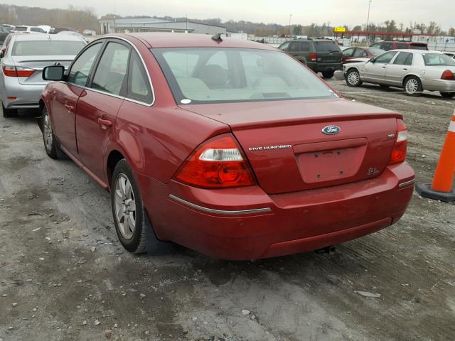 1FAHP24127G141365 - 2007 FORD FIVE HUNDR RED photo 3