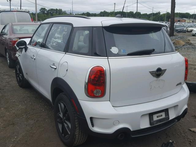 WMWZC5C54DWP31064 - 2013 MINI COOPER S C WHITE photo 3