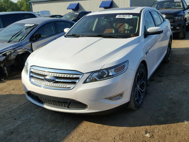 1FAHP2KT5AG106895 - 2010 FORD TAURUS SHO WHITE photo 2