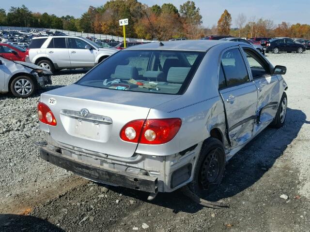 JTDBR32E760095058 - 2006 TOYOTA COROLLA SILVER photo 4