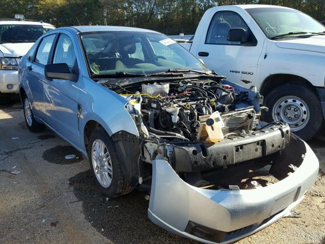 1FAHP35N78W247437 - 2008 FORD FOCUS GRAY photo 1