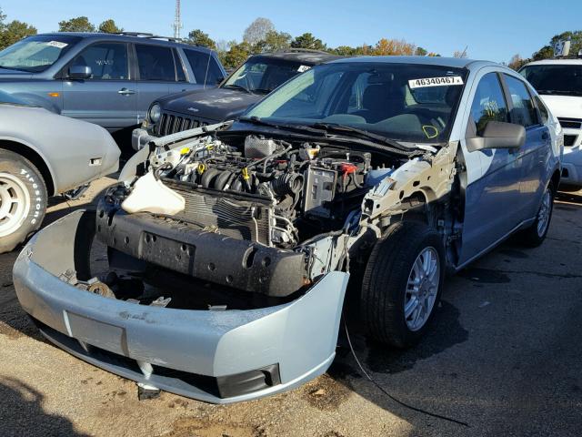 1FAHP35N78W247437 - 2008 FORD FOCUS GRAY photo 2