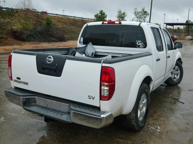 1N6AD0ER7BC436942 - 2011 NISSAN FRONTIER S WHITE photo 4