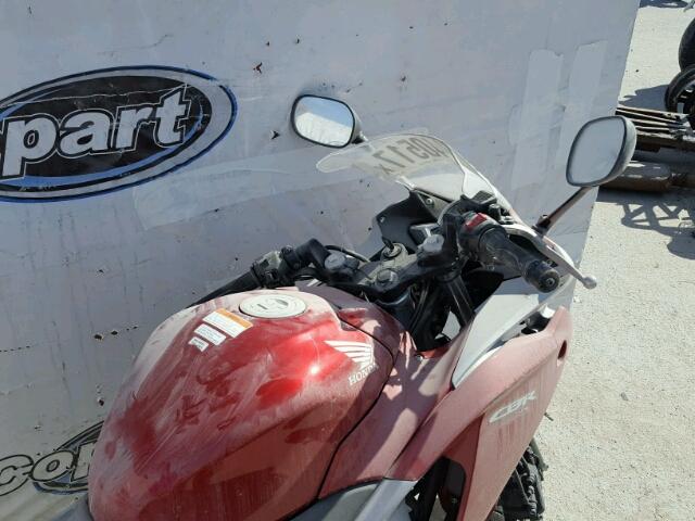 MLHMC4118C5200488 - 2012 HONDA CBX250 RA RED photo 5