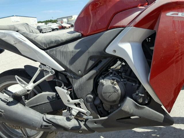 MLHMC4118C5200488 - 2012 HONDA CBX250 RA RED photo 9