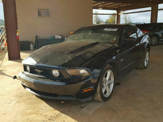 1ZVBP8CF7C5265750 - 2012 FORD MUSTANG GT BLACK photo 2