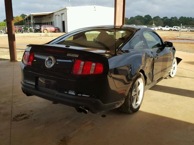 1ZVBP8CF7C5265750 - 2012 FORD MUSTANG GT BLACK photo 4