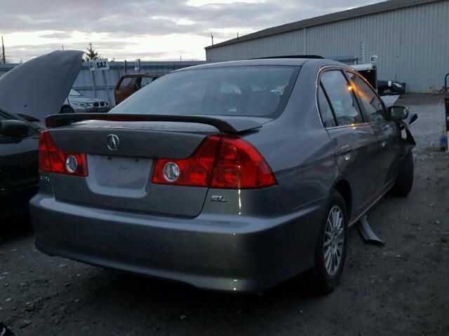 2HHES35815H103654 - 2005 ACURA 1.7EL PREM GRAY photo 4