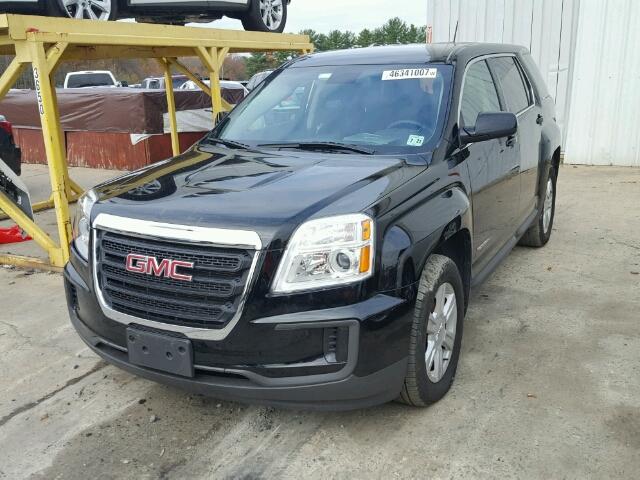 2GKALMEK7G6322931 - 2016 GMC TERRAIN SL BLACK photo 2