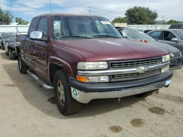 1GCEC19W41Z333521 - 2001 CHEVROLET SILVERADO MAROON photo 1