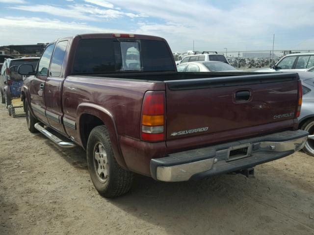 1GCEC19W41Z333521 - 2001 CHEVROLET SILVERADO MAROON photo 3