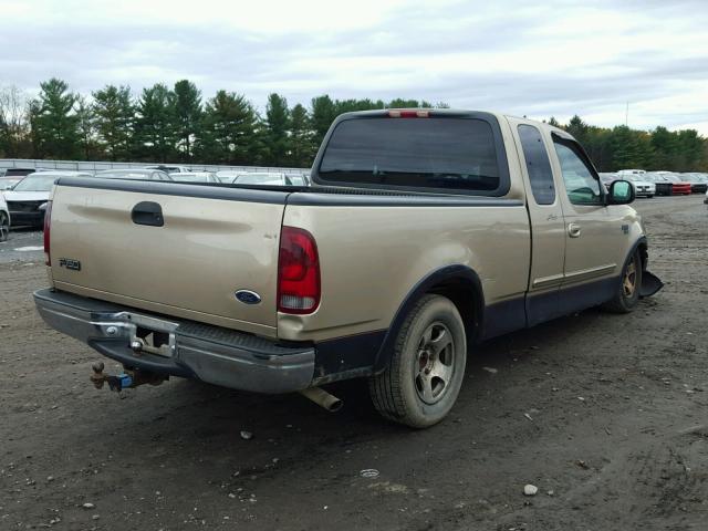 1FTRX17W5XNA78645 - 1999 FORD F150 GOLD photo 4