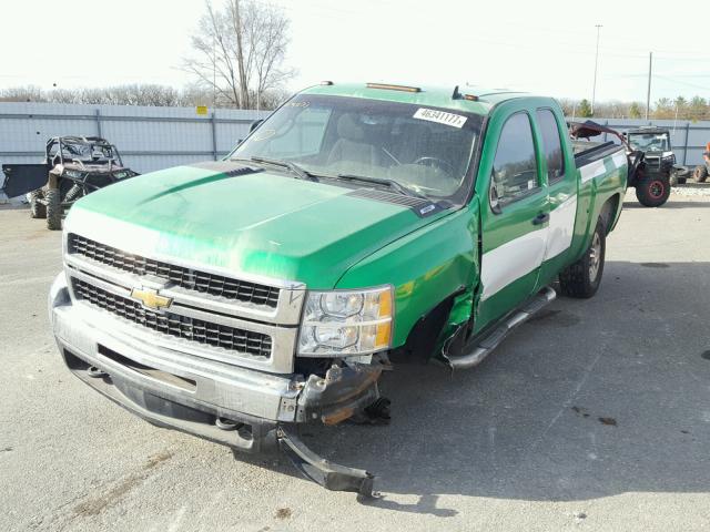 1GC5KXBG1AZ244336 - 2010 CHEVROLET SILVERADO GREEN photo 2