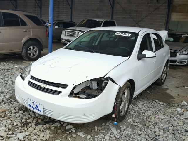 1G1AT58H397285664 - 2009 CHEVROLET COBALT LT WHITE photo 2