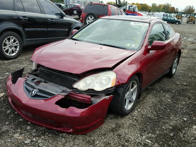 JH4DC54882C004562 - 2002 ACURA RSX RED photo 2