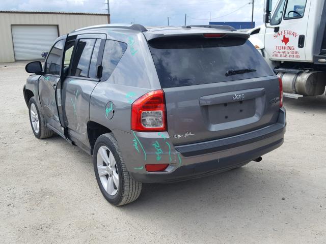 1C4NJCBBXDD282410 - 2013 JEEP COMPASS SP 灰色 照片 3
