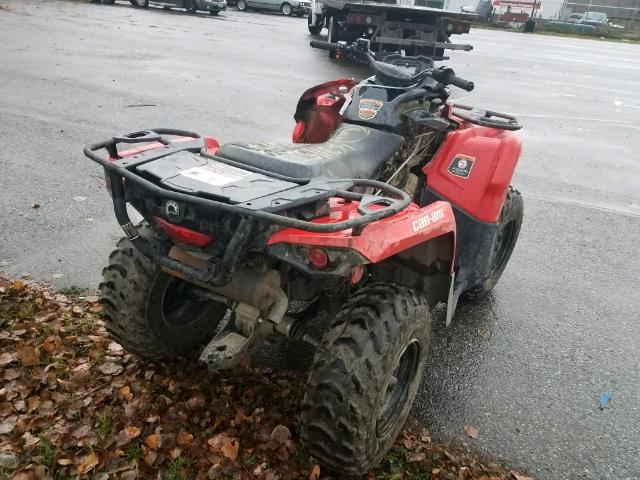 3JBLGAT29GJ001509 - 2016 CAN-AM OUTLANDER RED photo 4