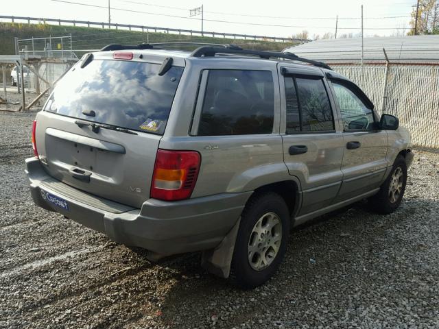 1J4GW48N6YC213592 - 2000 JEEP GRAND CHER GRAY photo 4