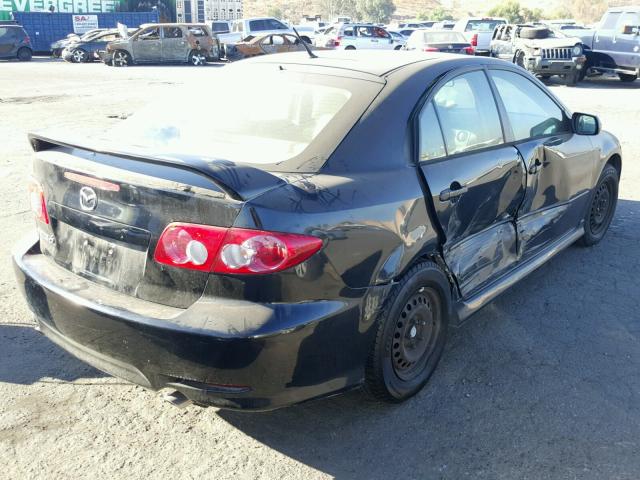 1YVHP84C145N63675 - 2004 MAZDA 6 I BLACK photo 4