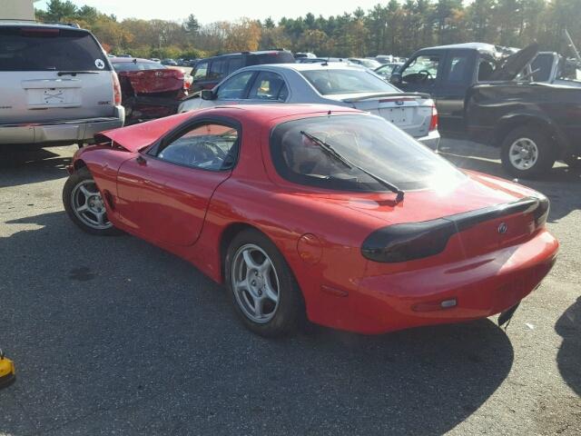 JM1FD3315P0200614 - 1993 MAZDA RX7 RED photo 3