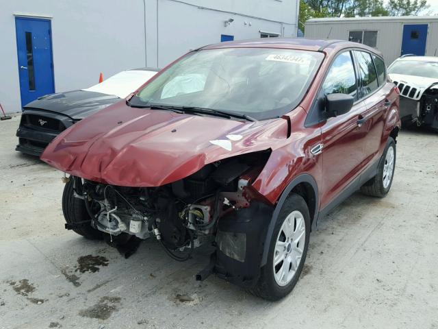 1FMCU0F71EUC81551 - 2014 FORD ESCAPE RED photo 2