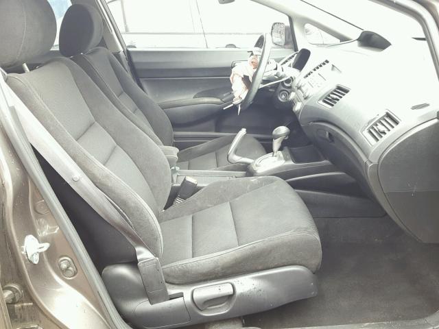 19XFA1F63BE013568 - 2011 HONDA CIVIC LX-S Qəhvəyi foto 5