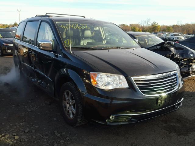 2C4RC1CG5CR144022 - 2012 CHRYSLER TOWN & COU BLACK photo 1