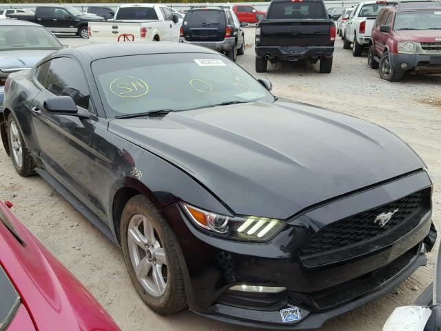 1FA6P8AM7F5350197 - 2015 FORD MUSTANG BLACK photo 1