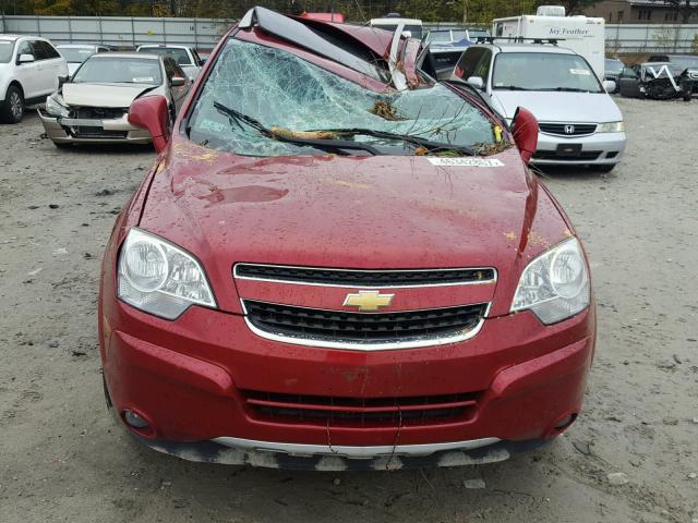 3GNAL4EK2DS575283 - 2013 CHEVROLET CAPTIVA LT RED photo 10