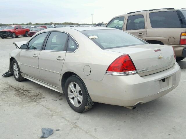 2G1WF5E3XC1263879 - 2012 CHEVROLET IMPALA LS TAN photo 3