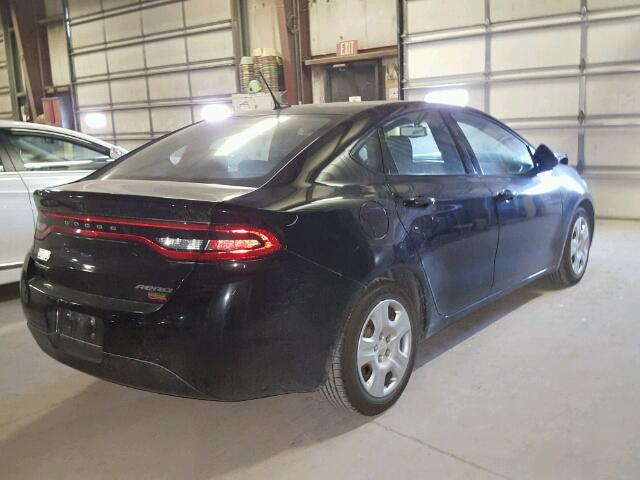 1C3CDFAH0DD312797 - 2013 DODGE DART SE BLACK photo 4