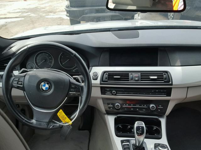 WBAFR7C50CC809076 - 2012 BMW 535 I SILVER photo 9