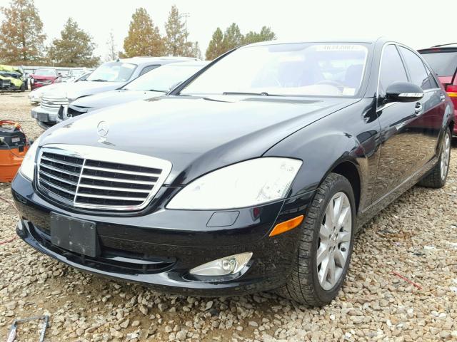 WDDNG86X87A137329 - 2007 MERCEDES-BENZ S 550 4MAT BLACK photo 2