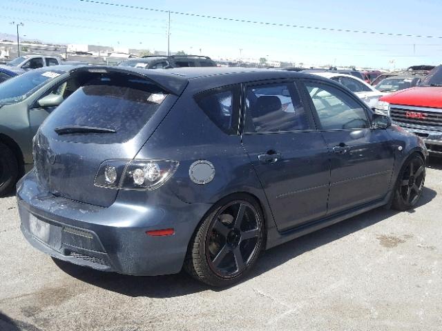 JM1BK34LX81118541 - 2008 MAZDA SPEED 3 CHARCOAL photo 4