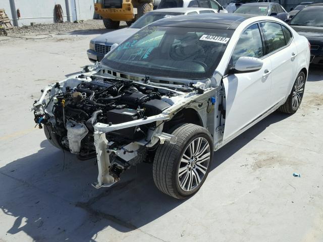 KNALN4D72G5211255 - 2016 KIA CADENZA LU WHITE photo 2