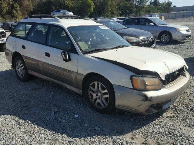 4S3BH665237640715 - 2003 SUBARU LEGACY OUT WHITE photo 1