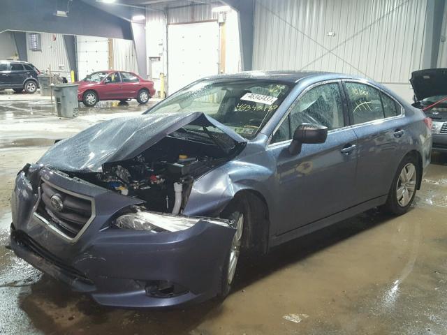 4S3BNAA61F3018369 - 2015 SUBARU LEGACY 2.5 BLUE photo 2