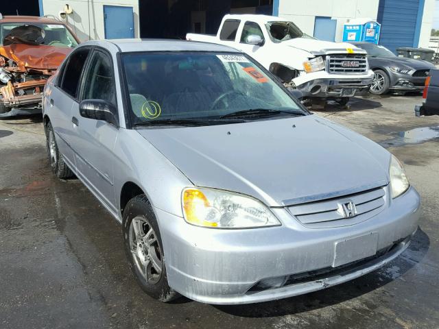 2HGES15183H559496 - 2003 HONDA CIVIC DX SILVER photo 1