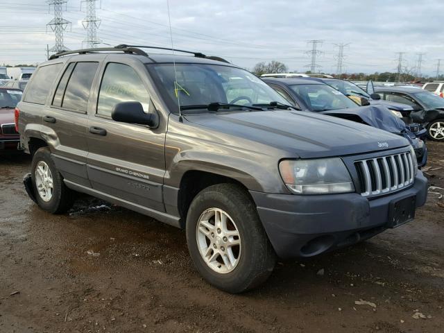 1J4GW48S04C353475 - 2004 JEEP GRAND CHER GRAY photo 1