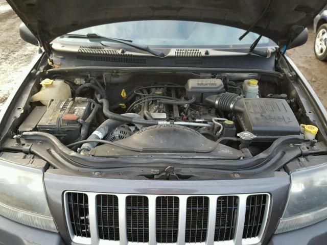 1J4GW48S04C353475 - 2004 JEEP GRAND CHER GRAY photo 7