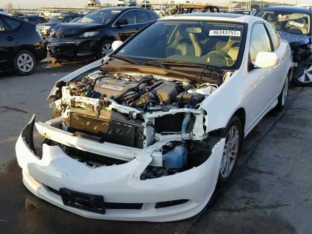 JH4DC54856S007477 - 2006 ACURA RSX WHITE photo 2