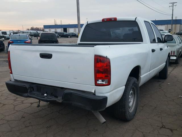 1D7HA18K76J179626 - 2006 DODGE RAM 1500 S WHITE photo 4