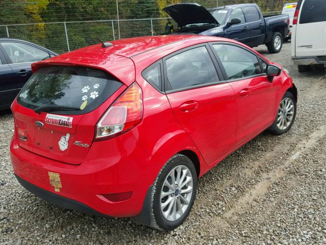 3FADP4EJ5EM116892 - 2014 FORD FIESTA SE RED photo 4