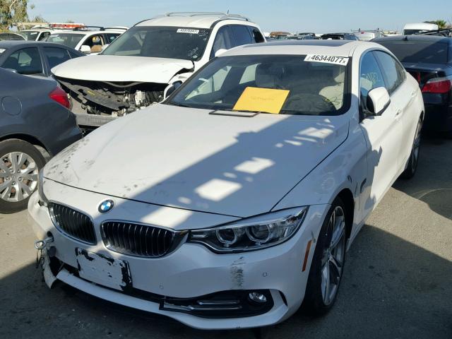 WBA4B1C53GG242711 - 2016 BMW 435 I WHITE photo 2