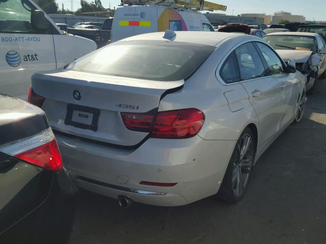 WBA4B1C53GG242711 - 2016 BMW 435 I WHITE photo 4